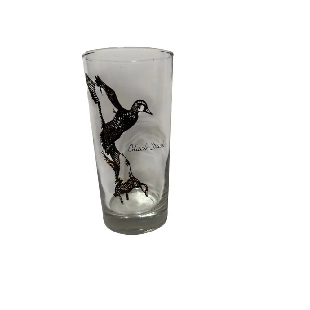 VTG MCM Sportsman Game Bird Highball Barware Glasses (Set of 6)